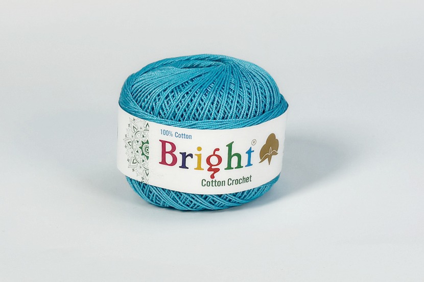 Нитки Ірис 50гр/230м Bright, бірюзовий світлий, S513