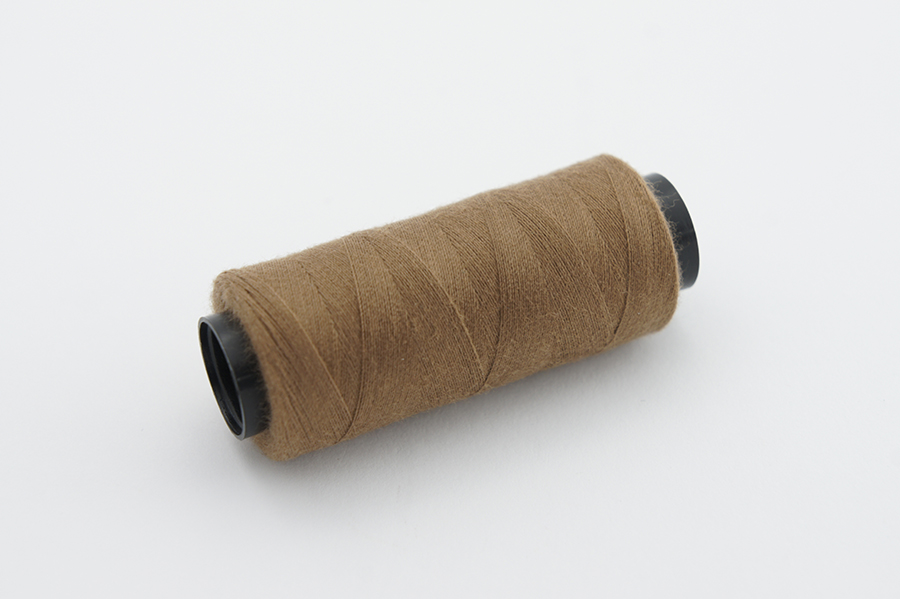 Нитки ПЕ №40/2 250 м Barva, коричневий світлий, 7039