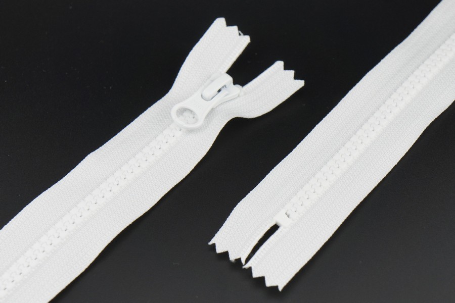 Блискавка YKK, T5 трактор, 1 замок, 18 см, білий, VSC-18-501-DA8LHD