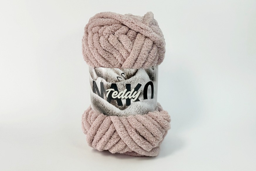 Пряжа Teddy 200гр/22м NAKO, фрезовий світлий, 13953