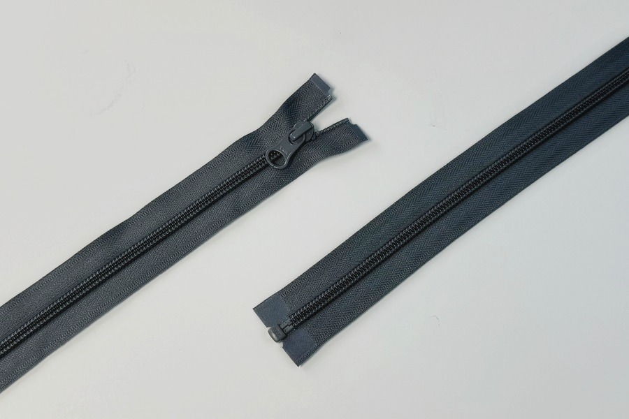 Блискавка YKK, T5, 1 замок, 60 см, сірий темний