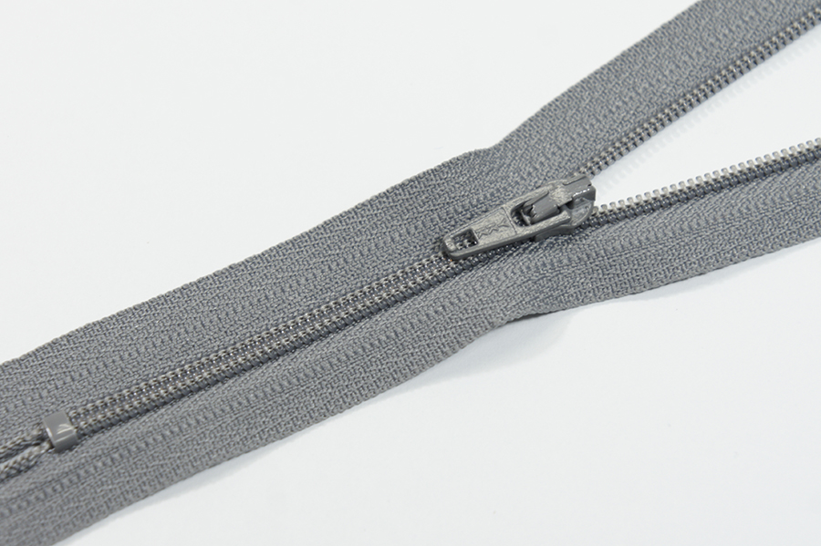 Блискавка YKK, T3 18 см, бузковий сірий