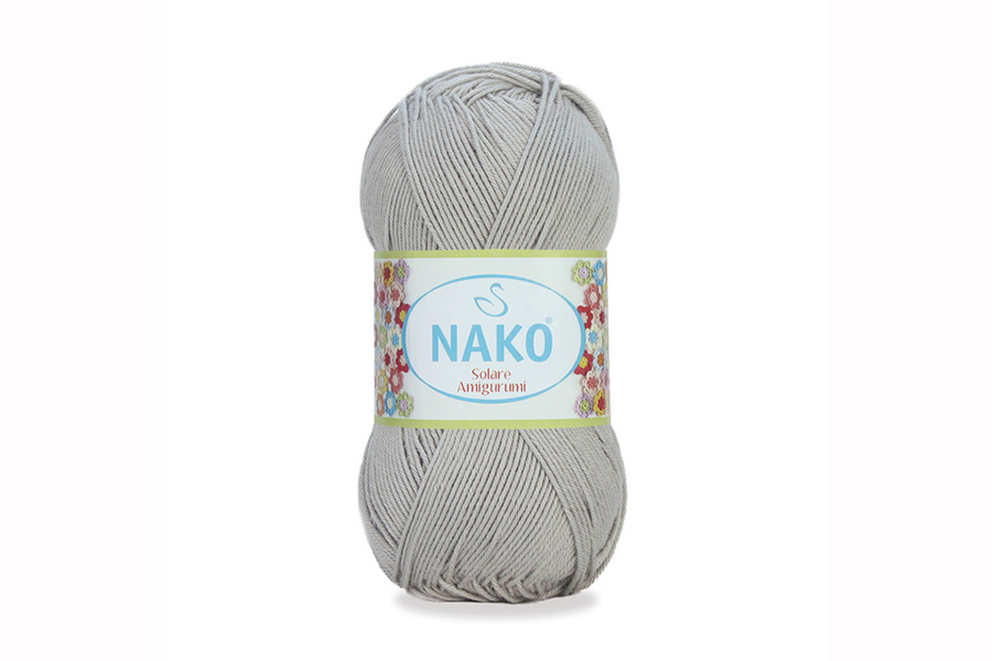 Пряжа Solare amigurumi 100гр/270м NAKO, пудровий рожевий, 11630