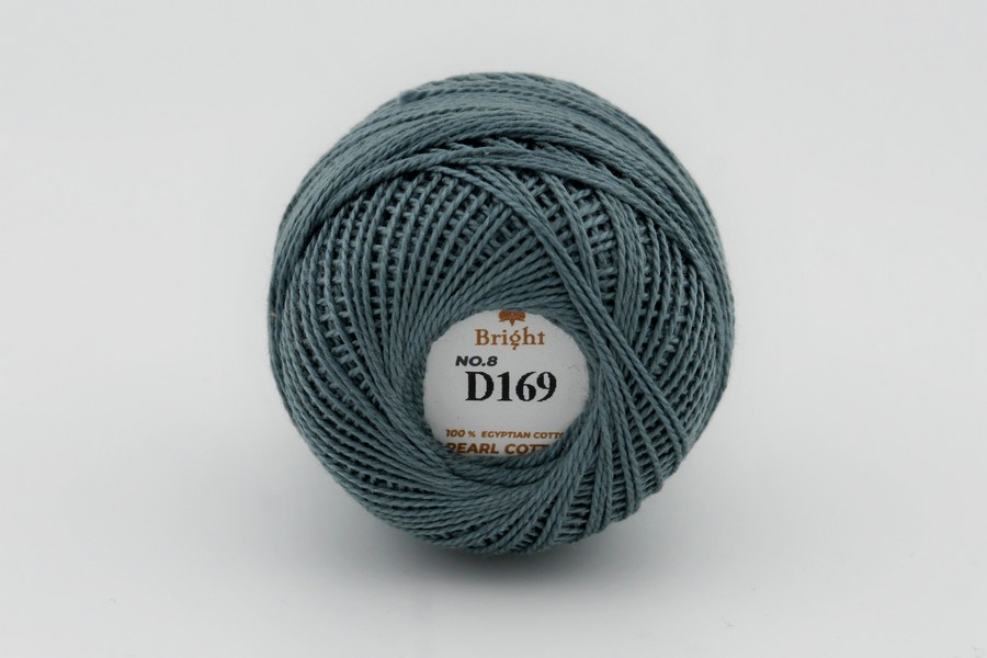Нитки Ірис 10гр/80м Bright, полиновий світлий, D169
