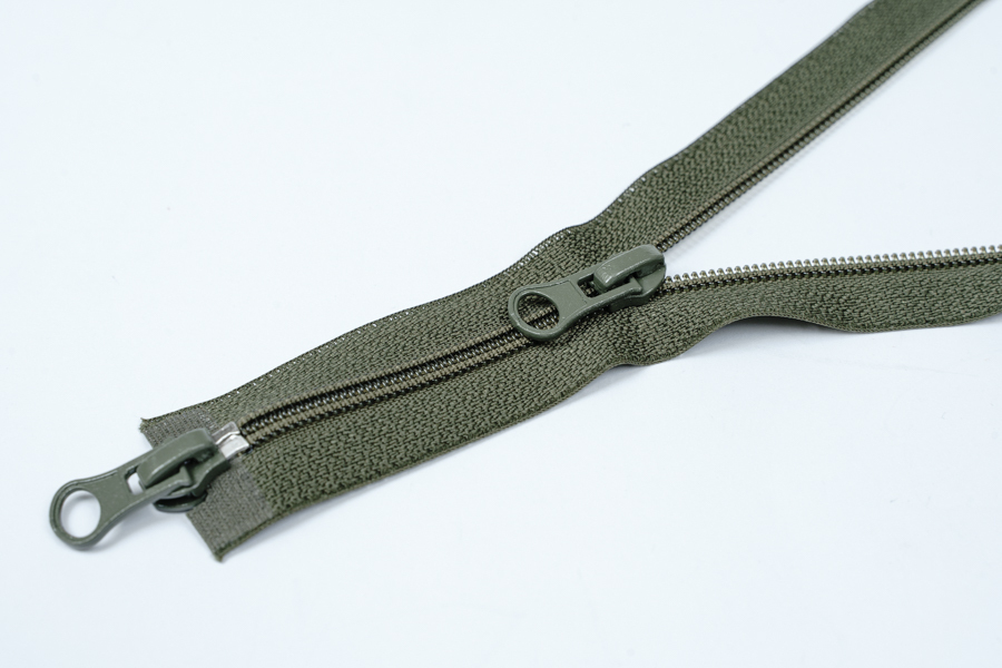 Блискавка T6, 2 замки, 85 см, хакі