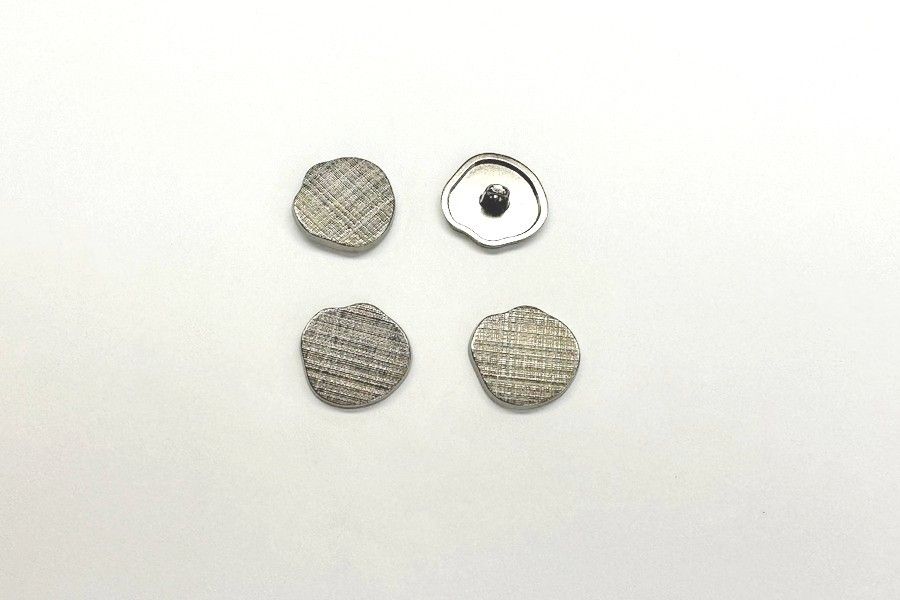 Гудзик металевий 20 мм Mertbutton, нікель чорний, SMB-211-32-b.nik