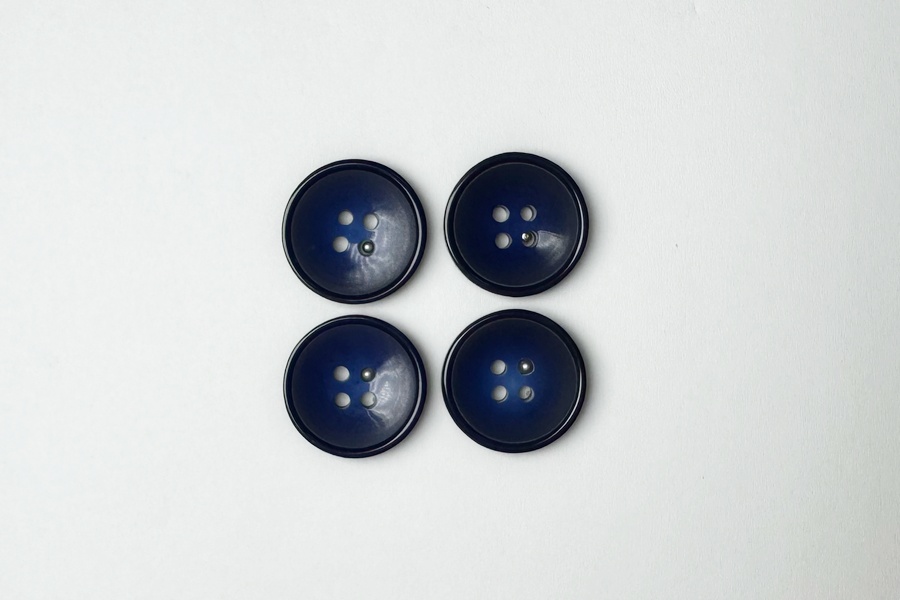 Гудзик 20 мм Mertbutton, синій фіолетовий, 3107-32-1233