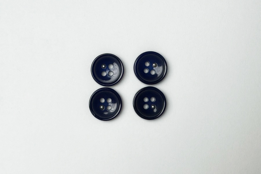 Гудзик 15 мм Mertbutton, синій фіолетовий, 3107-24-1233