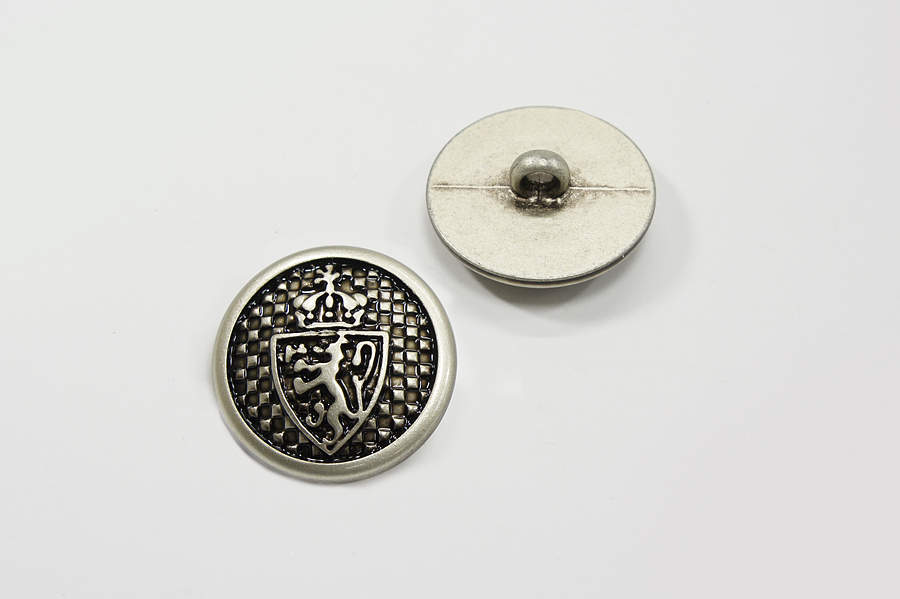 Гудзик 23 мм Mertbutton, 11-04-36-silv