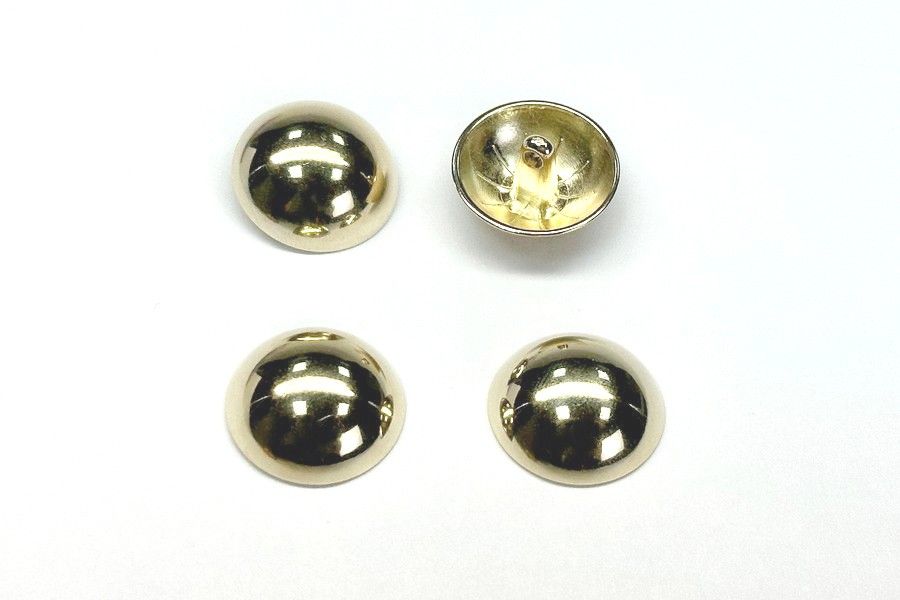 Гудзик металевий 18 мм Mertbutton, золото, SMB-395-28-gold
