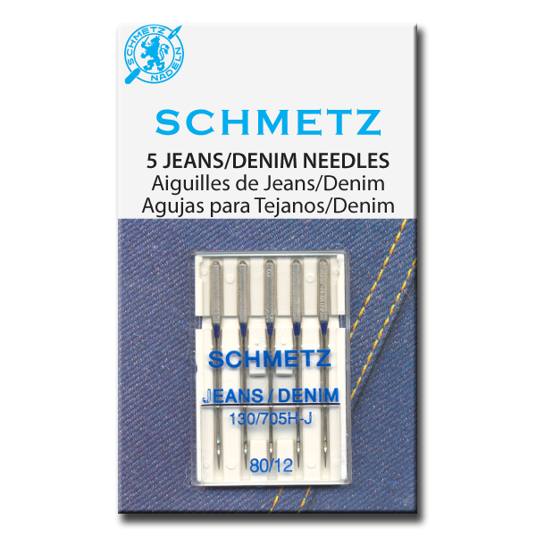 Голки №80 для джинсу JEANS, SCHMETZ