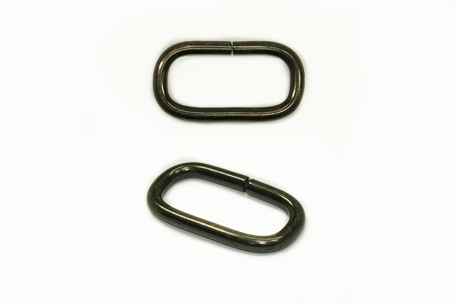 Рамка овал 32x13x4 мм, Castiglioni, стара латунь