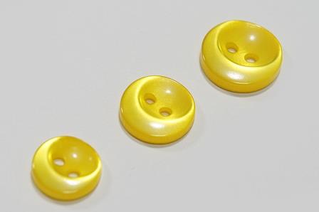 Гудзик 11 мм Mertbutton, жовтий, 4012-18-1369