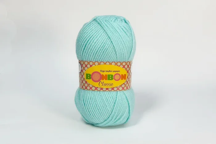 Пряжа Bonbon classic 100гр/200м NAKO, м'ятний темний, 98203