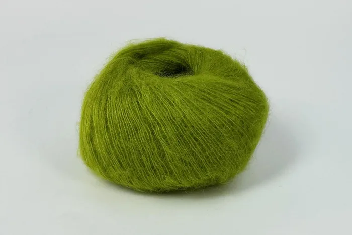 Пряжа Mohair 25гр/200м, зелений грушевий, 23