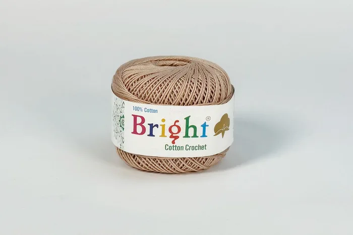 Нитки Ірис 50гр/230м Bright, кавовий молочний, 320