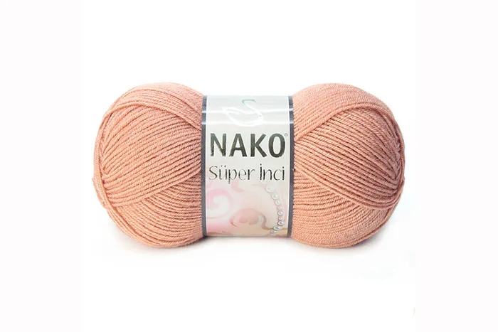 Пряжа Super inci 100гр/260м NAKO, кавовий молочний, 11071