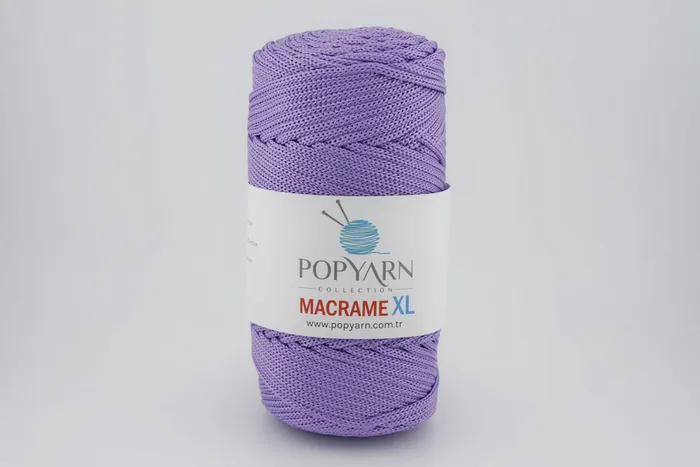Пряжа Macrame XL 250гр/125м POPYARN, бузковий світлий, 437