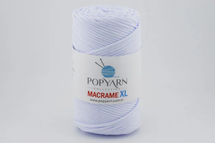 Пряжа Macrame XL 250гр/125м POPYARN, бузковий блідий, 403