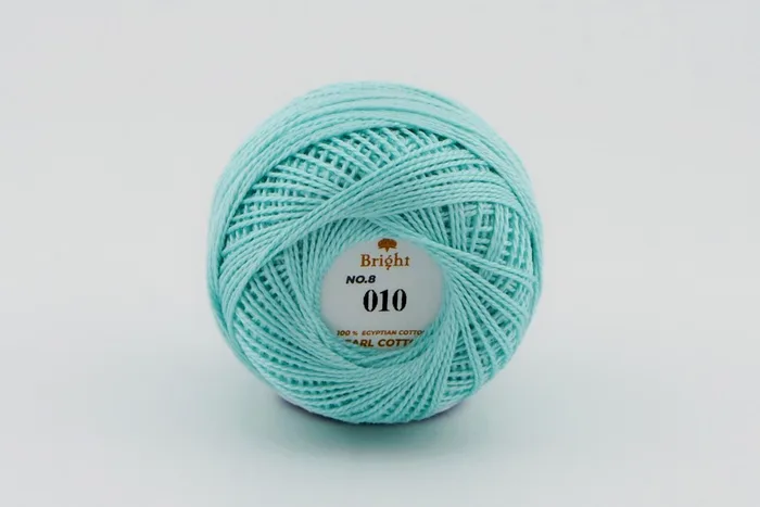 Нитки Ірис 10гр/80м Bright, бірюзовий, 10
