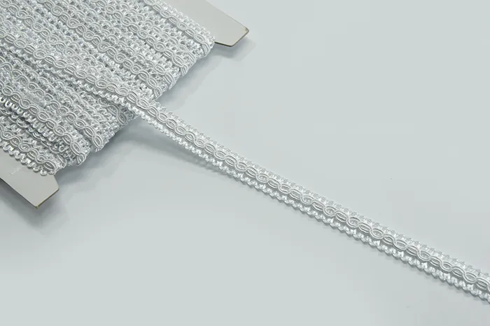 Тасьма сутаж, 13 мм MH, білий, 6150-0009-8001-МН