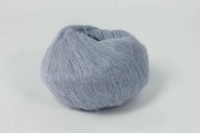 Пряжа Mohair 25гр/200м, бузковий блідий, 26