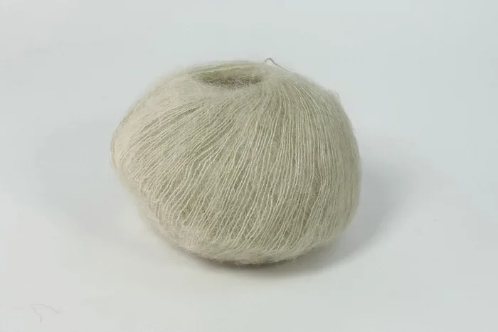 Пряжа Mohair 25гр/200м, полиновий світлий, 13