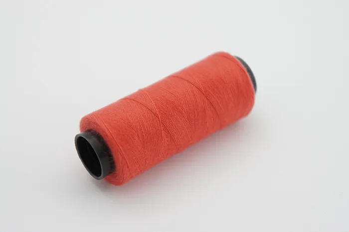 Нитки ПЕ №40/2 250 м Barva, рожевий темний, 6028