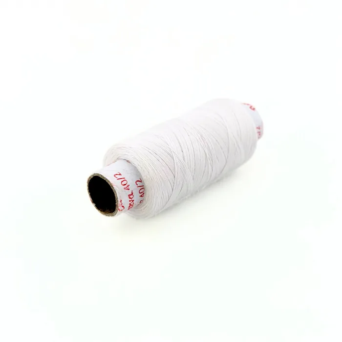 Нитки ПЕ №40/2 250 м Barva, молочний світлий, 1022