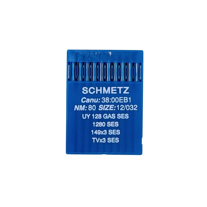 Голки UY128GAS SES №80 (колба товста, сферичне тонке вістря), SCHMETZ