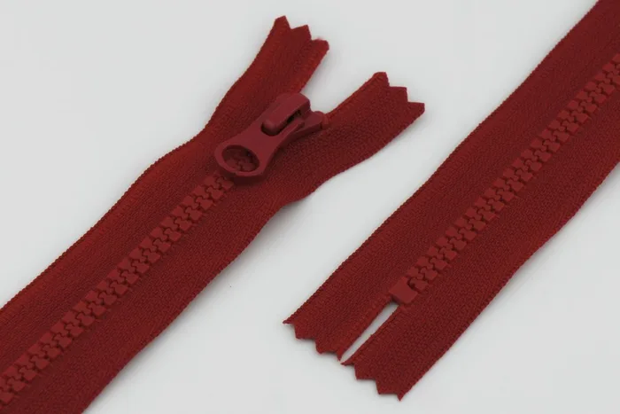 Блискавка YKK, T5 трактор, 1 замок, 18 см, червоний яскравий, VSC-18-519-DA8LHD