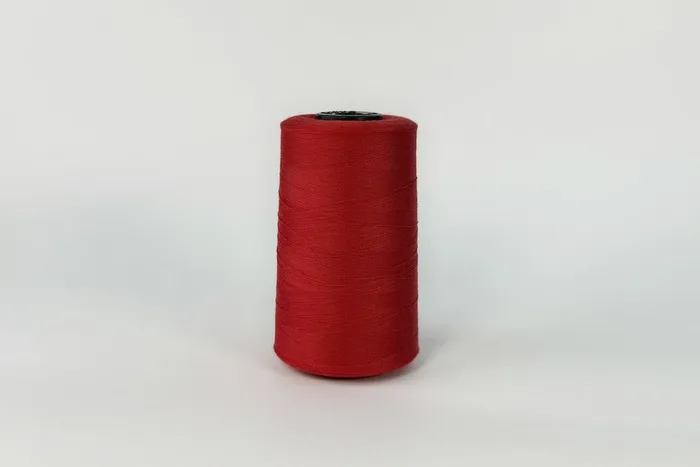 Нитки армовані ПЕ №45/2 3000 м Barva, червоний натуральний, 6079