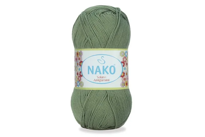 Пряжа Solare amigurumi 100гр/270м NAKO, полиновий світлий, 11253