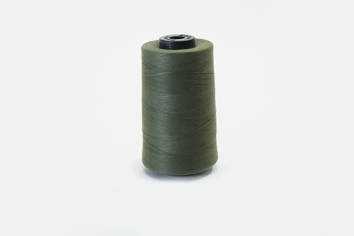 Нитки армовані ПЕ №45/2 3000 м Barva, хакі натуральний, 4012