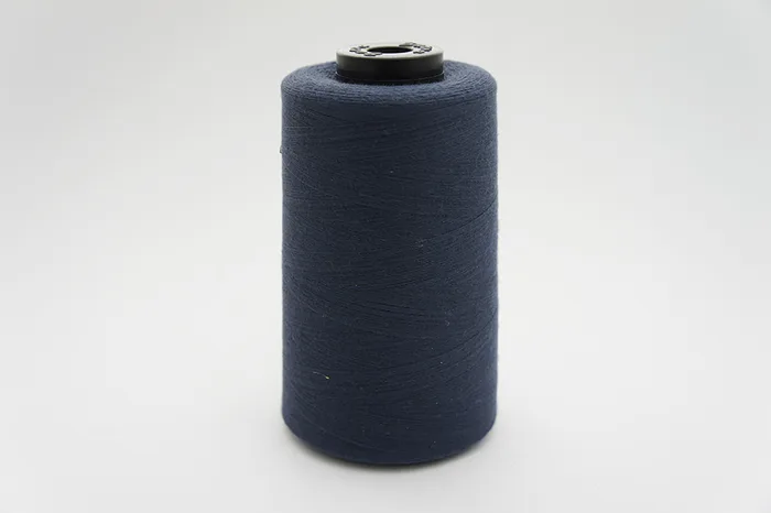 Нитки ПЕ №40/2 5000 м Barva, синій темний, 0126