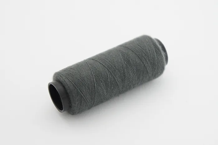 Нитки ПЕ №40/2 250 м Barva, сірий темний, 5011
