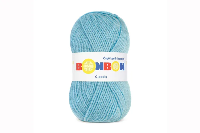 Пряжа Bonbon classic 100гр/200м NAKO, бірюзовий світлий, 98559