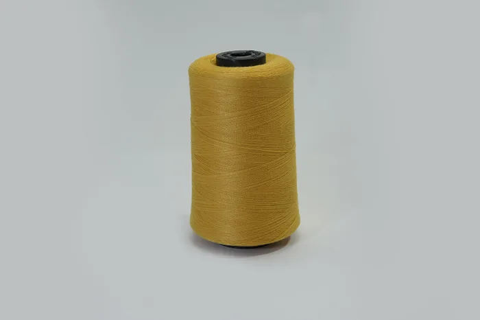 Нитки ПЕ №40/2 5000 м Barva, жовтий темний, 3011