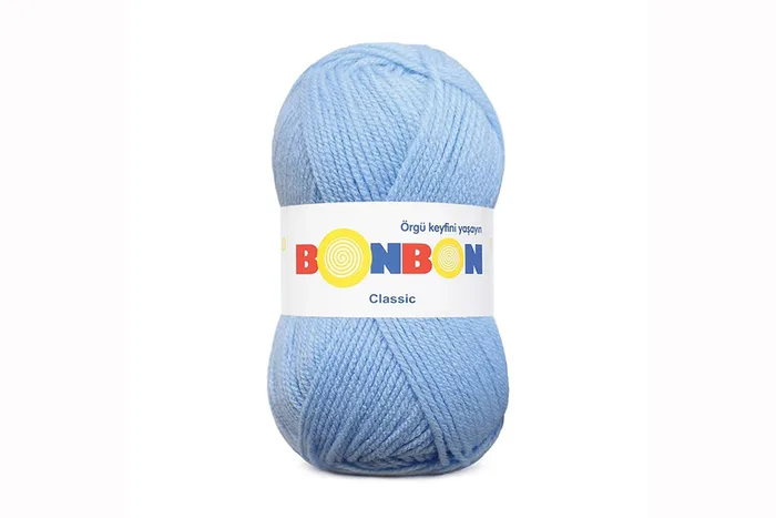 Пряжа Bonbon classic 100гр/200м NAKO, блакитний блідий, 98328