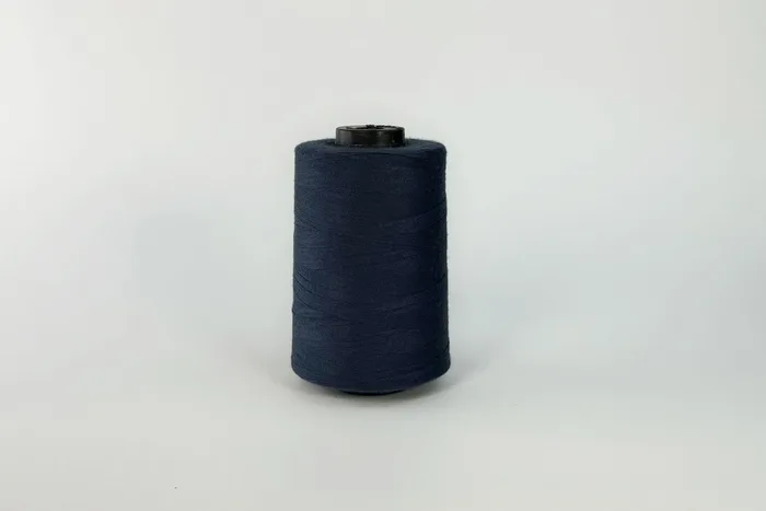 Нитки ПЕ №40/2 5000 м Barva, синій темний, 2011