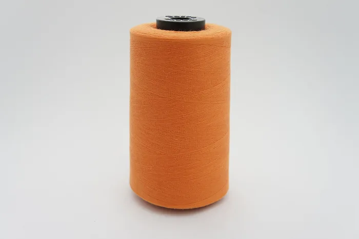 Нитки ПЕ №40/2 5000 м Barva, помаранчевий натуральний, 6030