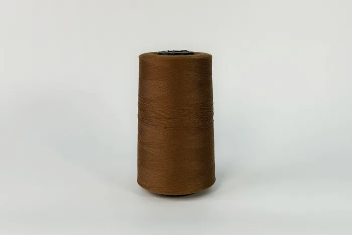 Нитки ПЕ №40/2 5000 м Barva, коричневий натуральний, 7025