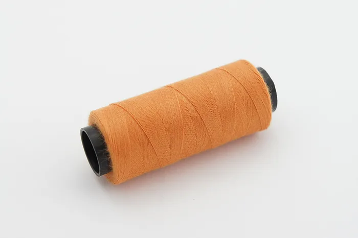 Нитки ПЕ №40/2 250 м Barva, помаранчевий натуральний, 6030