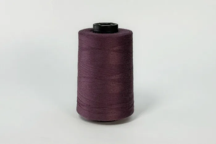 Нитки ПЕ №40/2 5000 м Barva, фіолетовий брудний, 6039