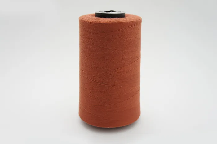 Нитки ПЕ №40/2 5000 м Barva, бордовий світлий, 6038