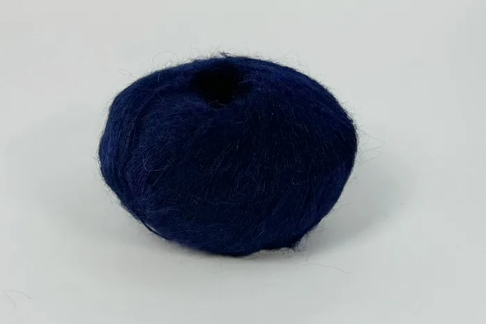Пряжа Mohair 25гр/200м, синій темний, 19