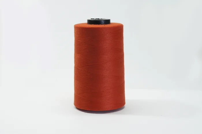 Нитки ПЕ №40/2 5000 м Barva, червоний натуральний, 6046