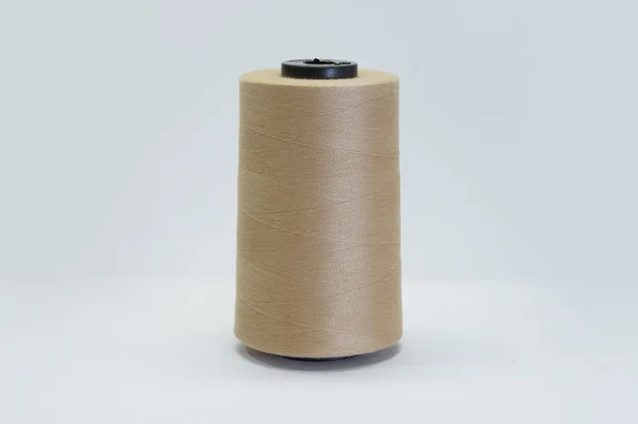 Нитки ПЕ №40/2 5000 м Barva, бежевий темний, 7042