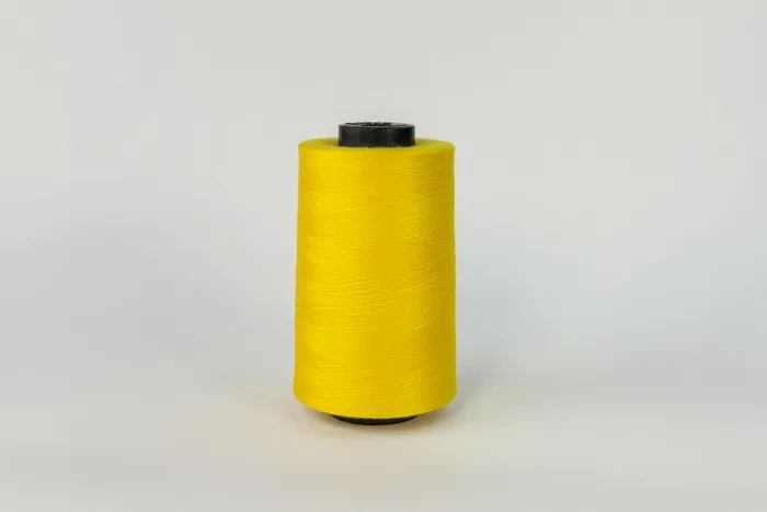 Нитки ПЕ №40/2 5000 м Barva, жовтий натуральний, 3020