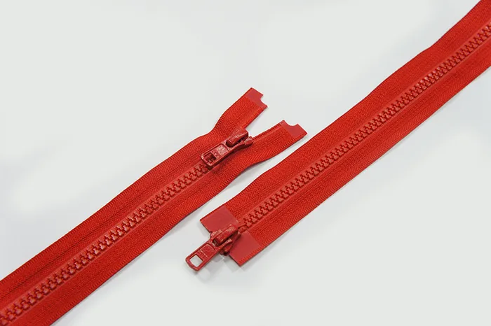 Блискавка YKK, T5 трактор, 2 замки, 90 см, червоний